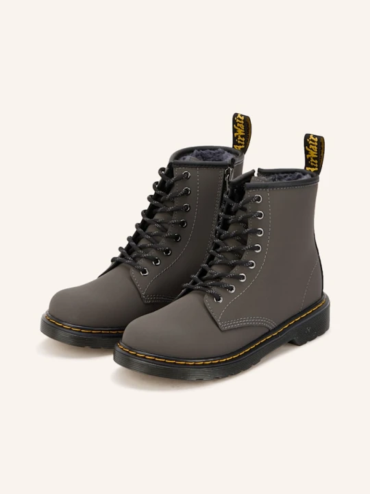 Zdjęcie produktu Dr. Martens Botki Sznurowane Serena grau CZIEMNOSZARY