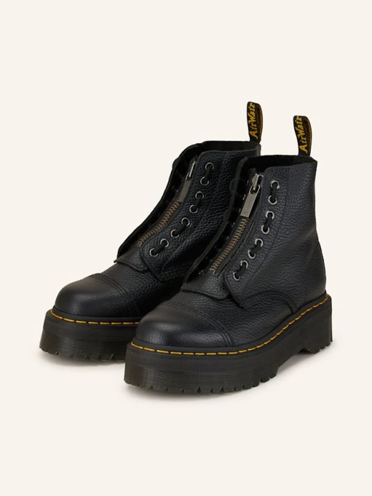 Zdjęcie produktu Dr. Martens Botki Sznurowane Sinclair schwarz CZARNY