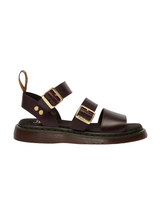 Zdjęcie produktu Dr. Martens sandały rzymianki skórzane Gryphon brązowy