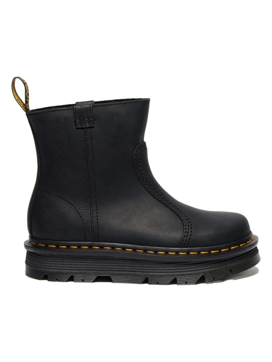 Zdjęcie produktu Dr. Martens Skórzane botki "Zebzag Rigger" w kolorze czarnym rozmiar: 40