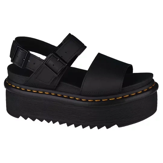 Zdjęcie produktu Dr. Martens Voss Quad DM26725001, Damskie, Czarne, sandały, skóra licowa, rozmiar: 42