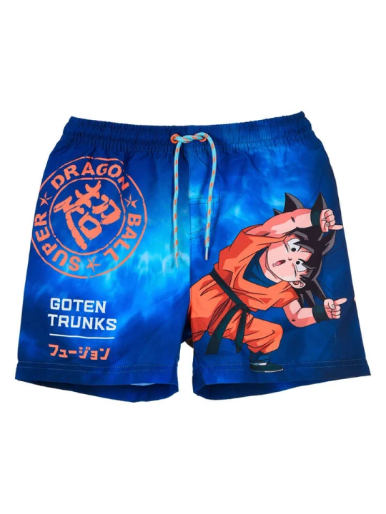 Zdjęcie produktu Dragon Ball Szorty kąpielowe "Dragon Ball" w kolorze granatowym rozmiar: 104