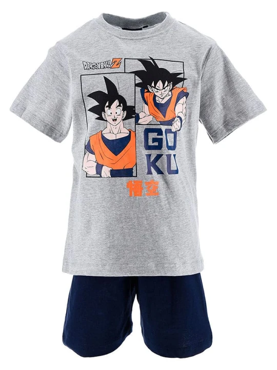 Zdjęcie produktu Dragon Ball Z Piżama "Dragon Ball Z" w kolorze granatowo-szarym ze wzorem rozmiar: 110