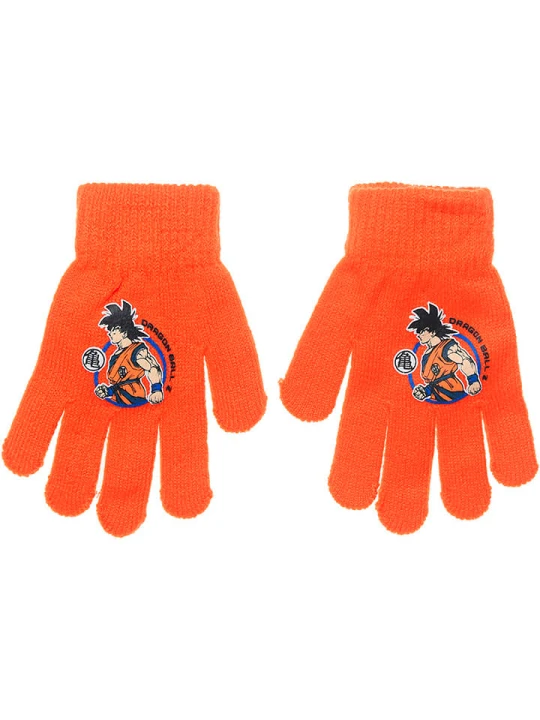 Zdjęcie produktu Dragon Ball Z Rękawiczki "Dragon Ball Z" w kolorze pomarańczowym rozmiar: onesize