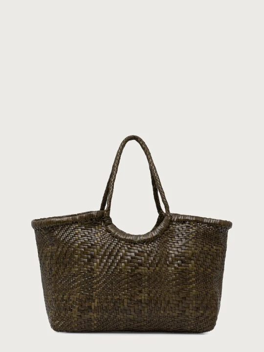 Zdjęcie produktu Dragon Diffusion torebka shopper damska skórzana zielony