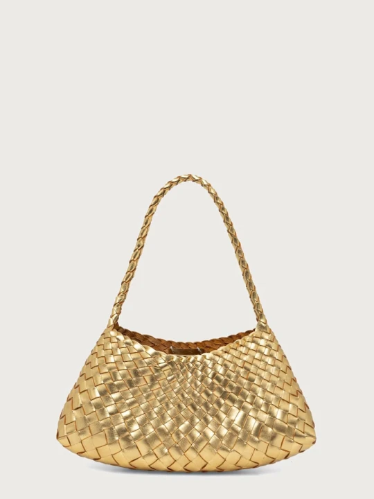 Zdjęcie produktu Dragon Diffusion torebka shopper damska skórzana złoty