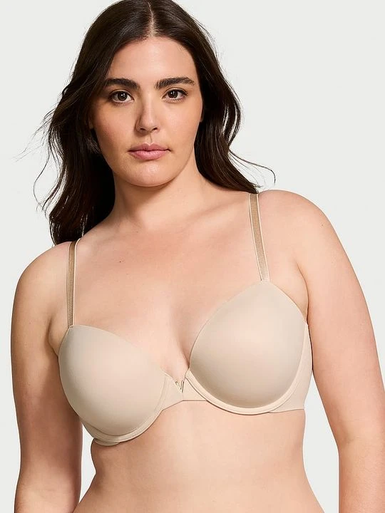 Zdjęcie produktu Dream Angels Biustonosz lekko usztywniany Smooth Demi Victoria's Secret Beżowy