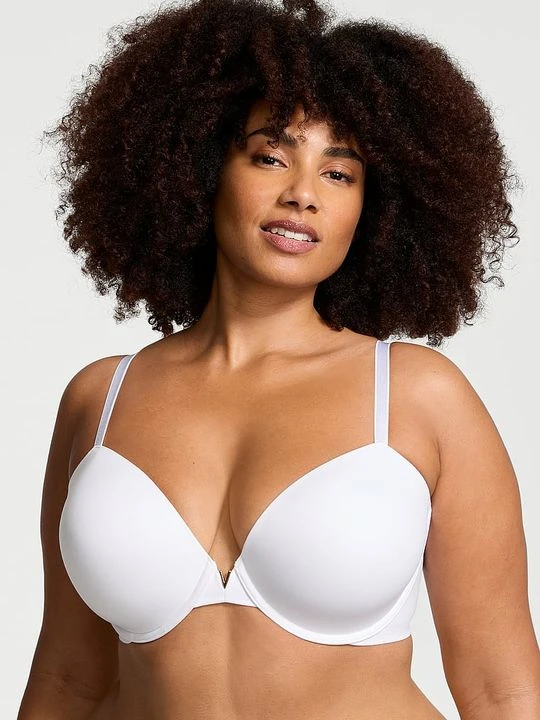 Zdjęcie produktu Dream Angels Biustonosz lekko usztywniany Smooth Demi Victoria's Secret Biały
