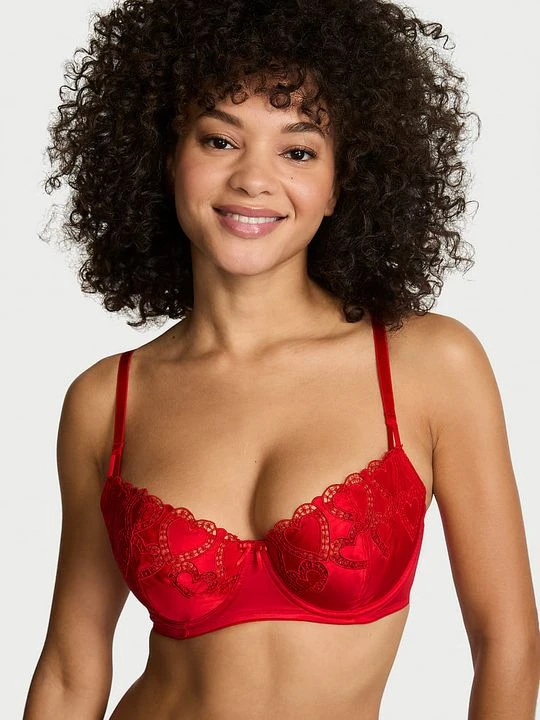 Zdjęcie produktu Dream Angels Biustonosz nieusztywniany balkonetka Wicked Heartbeat Victoria's Secret Z nadrukiem