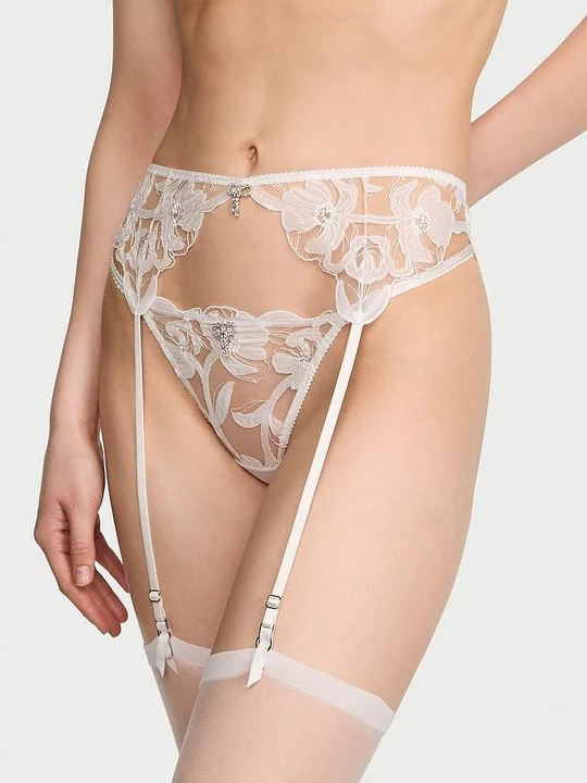 Zdjęcie produktu Dream Angels Pas do pończoch Frou Frou Victoria's Secret Biały