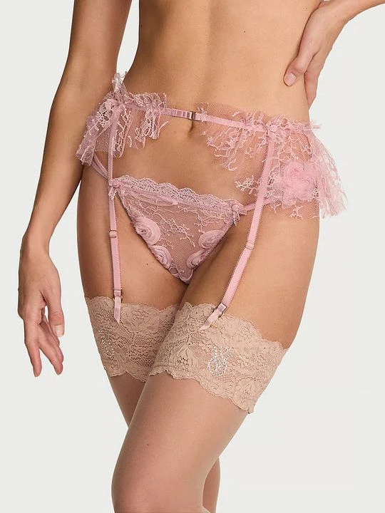 Zdjęcie produktu Dream Angels Pas do pończoch Rosette Reverie Victoria's Secret Różowy