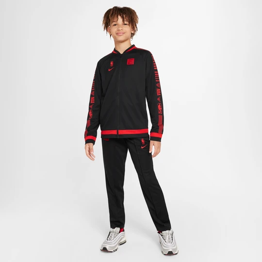 Zdjęcie produktu Dres dla dużych dzieci Nike Dri-FIT NBA Chicago Bulls Starting 5 Courtside - Czerń