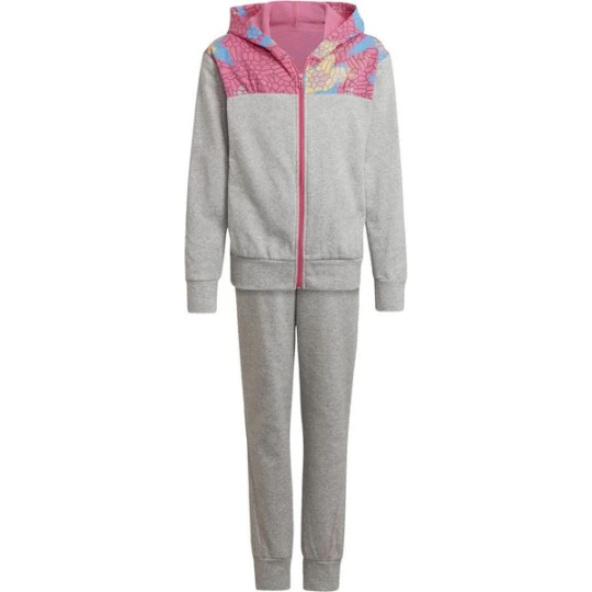 Zdjęcie produktu Dres juniorski Power Fleece Hooded Adidas Szary