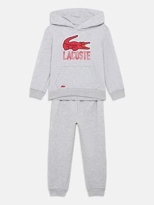 Zdjęcie produktu Dres Lacoste jasnoszary melanż
