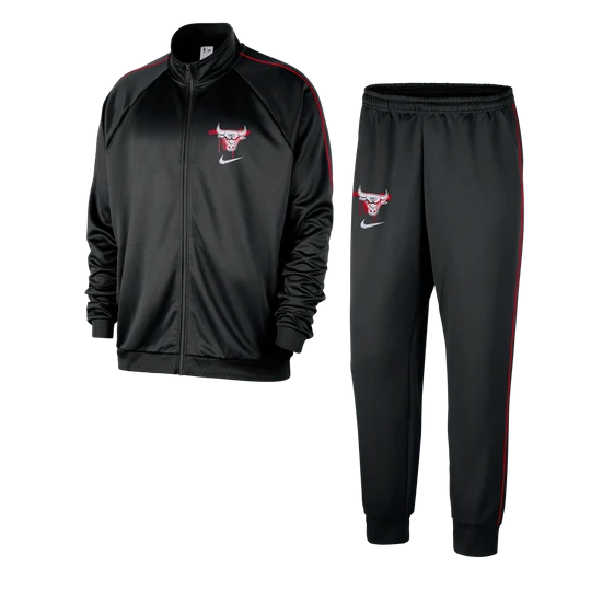 Zdjęcie produktu Dres męski NBA Nike Club Peak Chicago Bulls Courtside - Czerń