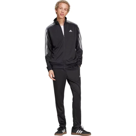 Zdjęcie produktu Dres męski Sportswear 3-Stripes Doubleknit Adidas Czarny