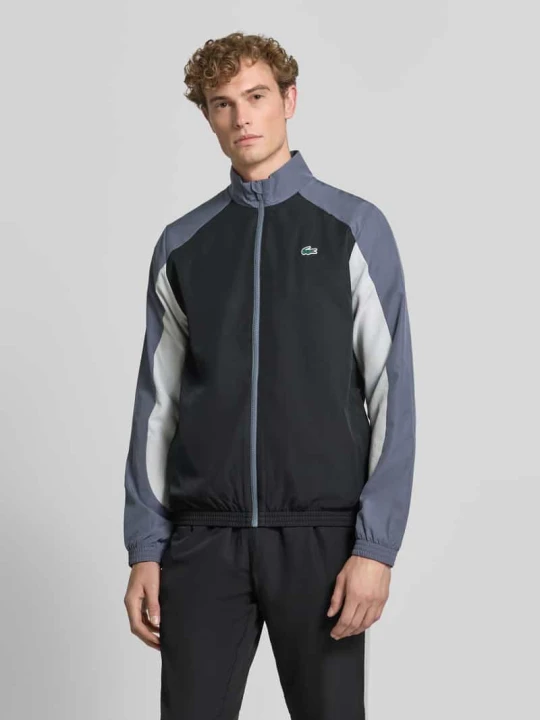 Zdjęcie produktu Dres o kroju regular fit z hydrofobową powłoką Lacoste Czarny