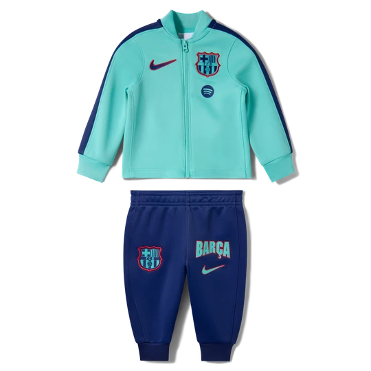 Zdjęcie produktu Dres piłkarski dla niemowląt i maluchów Nike Dri-FIT FC Barcelona Strike (wersja trzecia) - Zieleń