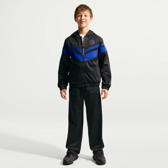 Zdjęcie produktu Dres piłkarski z kapturem dla dużych dzieci Paris Saint-Germain Home Nike Dri-FIT - Czerń