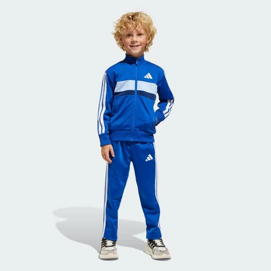 Zdjęcie produktu Dres Seasonal Essentials Tiberio 3-Stripes Tricot Kids Adidas niebieski