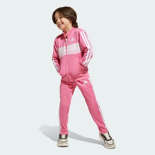 Zdjęcie produktu Dres Seasonal Essentials Tiberio 3-Stripes Tricot Kids Adidas różowy