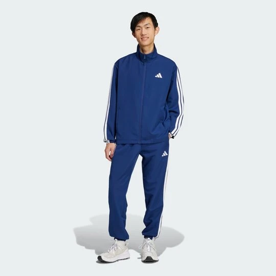 Zdjęcie produktu Dres Sportswear Basic 3-Stripes Woven Adidas Dark Blue