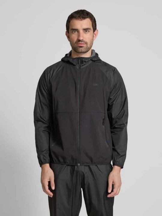 Zdjęcie produktu Dres treningowy z nadrukiem z logo Boss Czarny