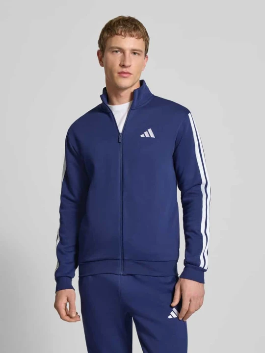 Zdjęcie produktu Dres ze szczegółami z logo Adidas Ciemnoniebieski