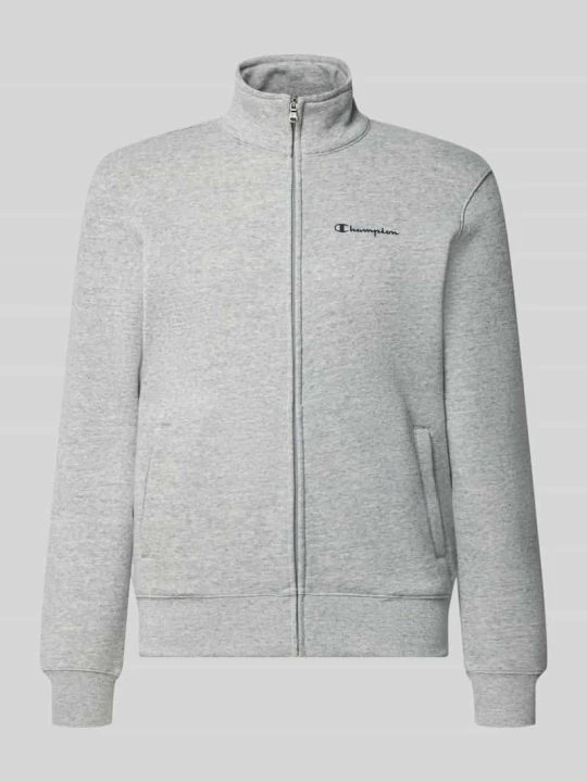 Zdjęcie produktu Dres z detalami z logo Champion Jasnoszary melanż