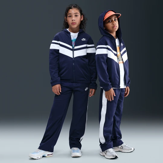 Zdjęcie produktu Dres z kapturem dla dużych dzieci Dri-FIT Nike - Niebieski