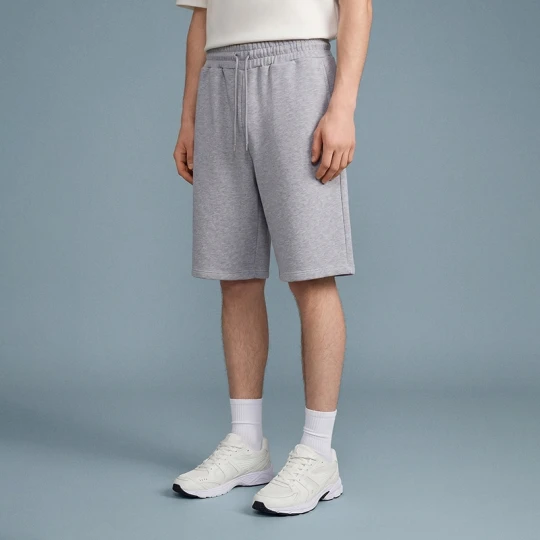 Zdjęcie produktu Dresowe szorty wide leg szare House