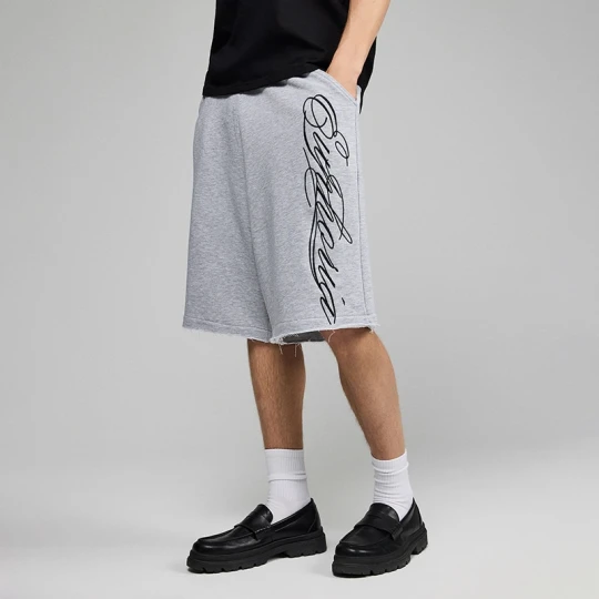 Zdjęcie produktu Dresowe szorty z haftem Euphoria szare House