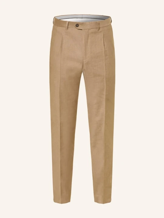 Zdjęcie produktu Dressler Spodnie Garniturowe Jaden O Kroju Slim Fit Z Lnu beige