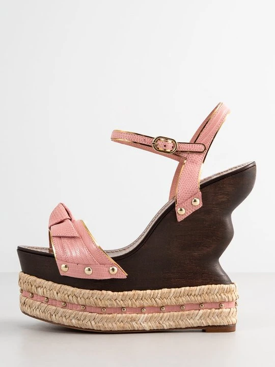 Zdjęcie produktu Drewniaki i Chodaki Alexandre Birman jasnoróżowy