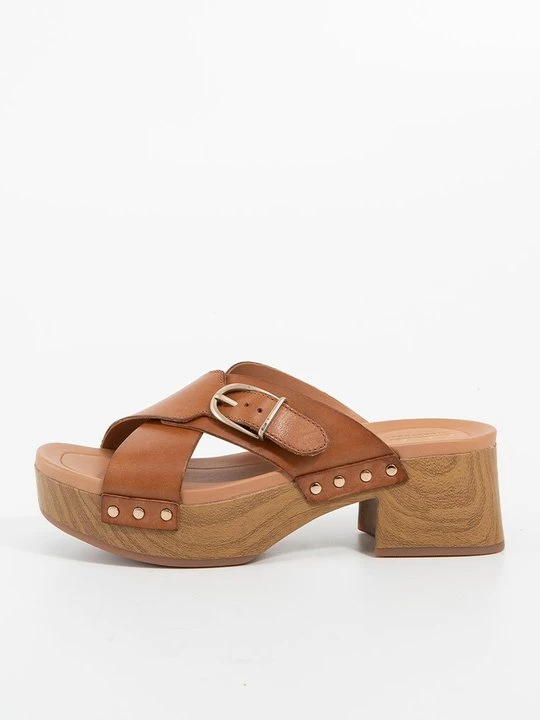Zdjęcie produktu Drewniaki i Chodaki Clarks brązowy