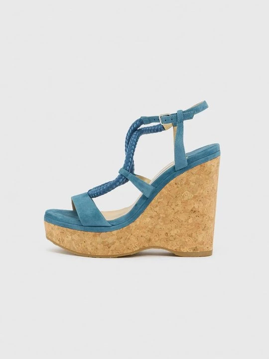 Zdjęcie produktu Drewniaki i Chodaki Jimmy Choo turkusowy