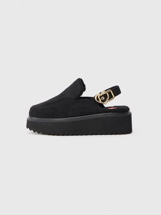 Zdjęcie produktu Drewniaki i Chodaki LOVE MOSCHINO czarny