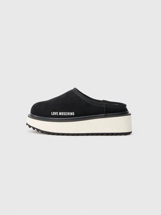Zdjęcie produktu Drewniaki i Chodaki LOVE MOSCHINO czarny