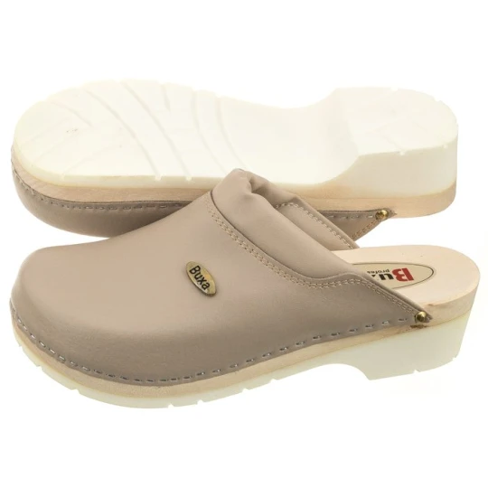 Zdjęcie produktu Drewniaki Supercomfort Beżowe FPU10 (BX3-e) Buxa