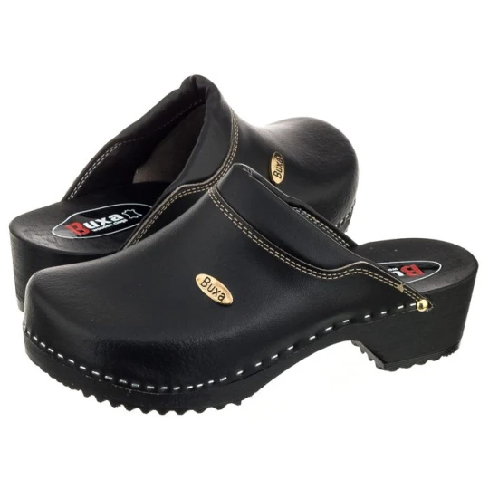 Zdjęcie produktu Drewniaki Supercomfort Czarne F10 (BX1-a) Buxa