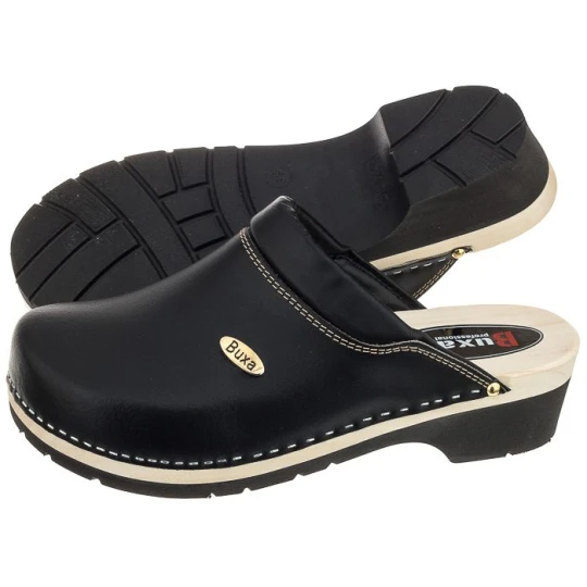 Zdjęcie produktu Drewniaki Supercomfort Czarne FPU10 (BX3-a) Buxa