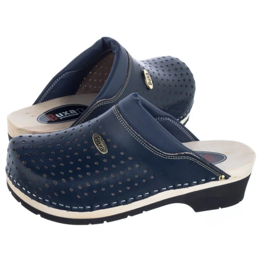 Zdjęcie produktu Drewniaki Supercomfort Granatowe FPU11 (BX4-d) Buxa