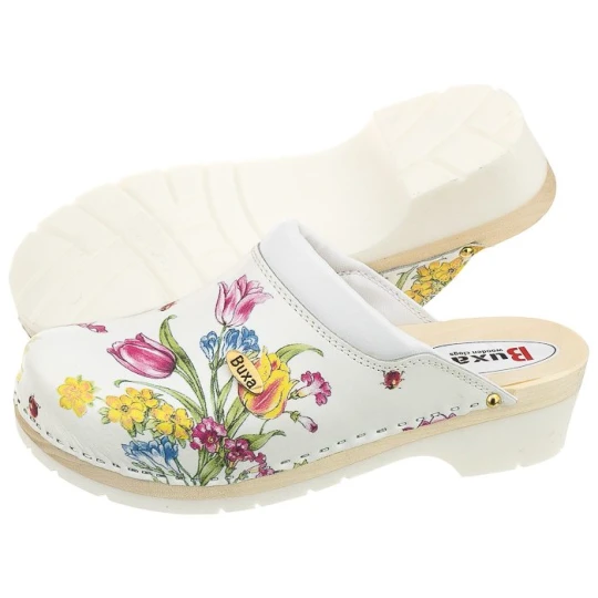 Zdjęcie produktu Drewniaki Supercomfort Gucci Kwiatki FPU10 Motyw (BX5-b) Buxa