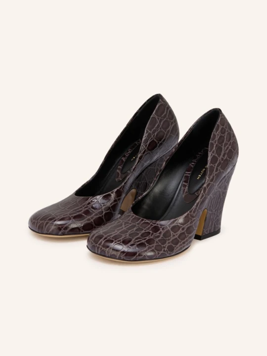 Zdjęcie produktu Dries Van Noten Czółenka lila purpurowy