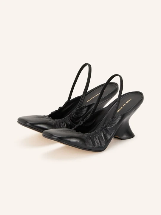 Zdjęcie produktu Dries Van Noten Czółenka Z Odkrytą Piętą schwarz CZARNY