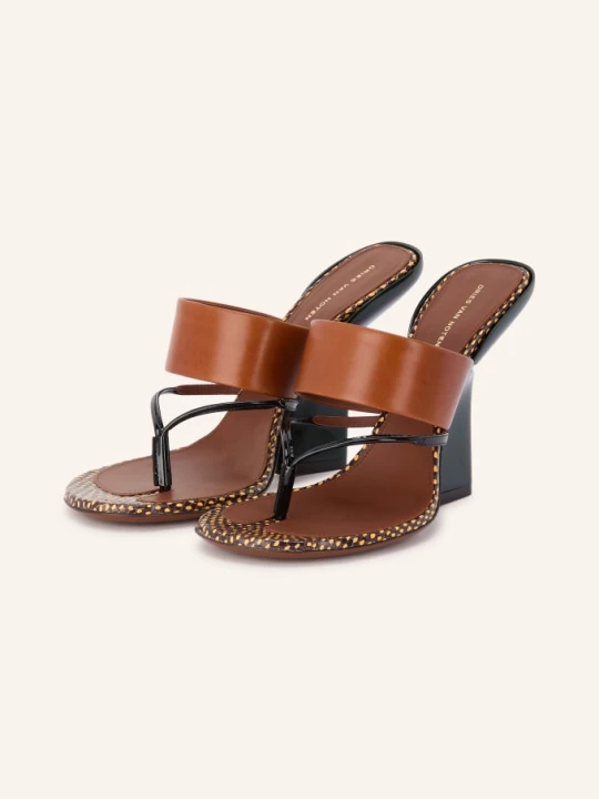 Zdjęcie produktu Dries Van Noten Klapki braun brązowy