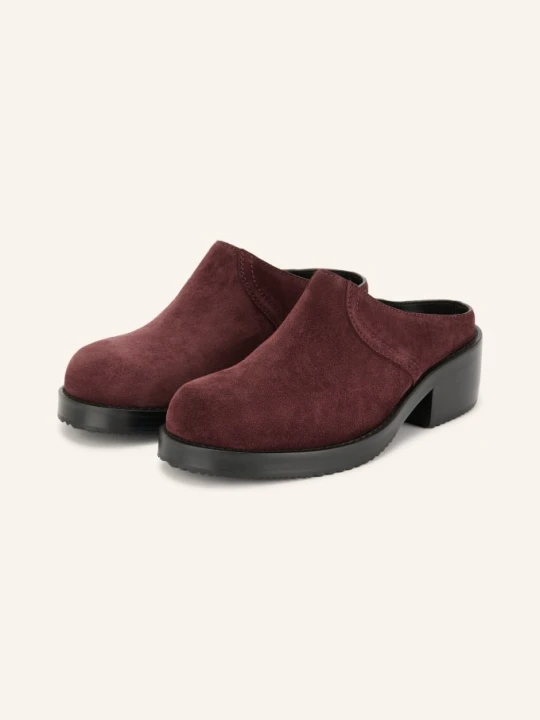 Zdjęcie produktu Dries Van Noten Mule lila CIEMNOCZERWONY