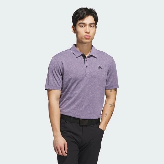 Zdjęcie produktu Drive Heather Polo Shirt Adidas Aurora Plum Mel.