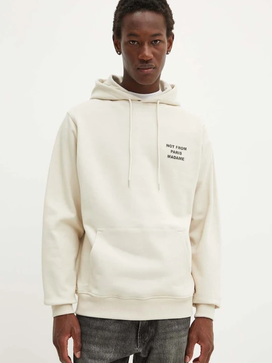 Zdjęcie produktu Drôle de Monsieur bluza bawełniana Drole de Monsieur beżowy