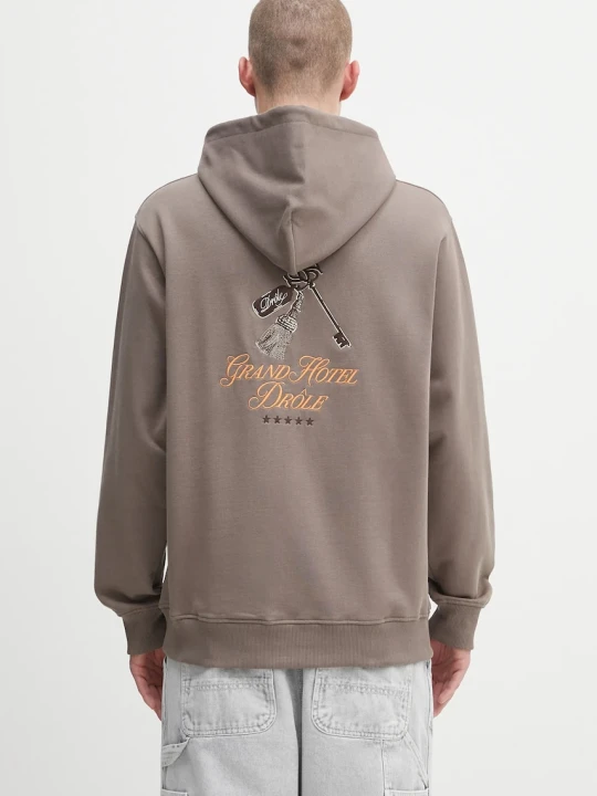 Zdjęcie produktu Drôle de Monsieur bluza bawełniana Le Hoodie Grand HUtel Drole de Monsieur